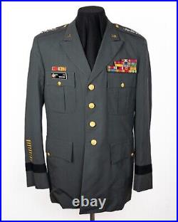 US Army Lieutenant General Walter J. Woolwine Dress Green Uniform Jacket WWII