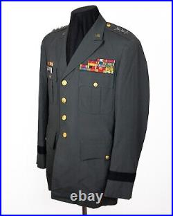 US Army Lieutenant General Walter J. Woolwine Dress Green Uniform Jacket WWII