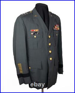 US Army Lieutenant General Walter J. Woolwine Dress Green Uniform Jacket WWII