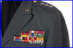 US Army Lieutenant General Walter J. Woolwine Dress Green Uniform Jacket WWII