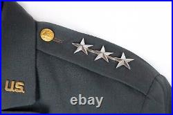 US Army Lieutenant General Walter J. Woolwine Dress Green Uniform Jacket WWII