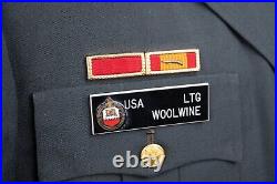 US Army Lieutenant General Walter J. Woolwine Dress Green Uniform Jacket WWII