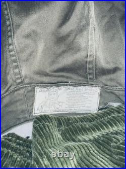 US Army M-1943 Cold Weather Field Jacket Hooded Olive Green WWII Original
