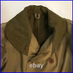 US Army WW 2 1st pattern Model 1938 jeep coat mackinaw size 40 Officer Soldier