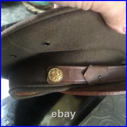 US Army WW II Hat, Wool FieldShirt 14½ 32, Pants W32 L29 & Brown Shirt 15½ 33