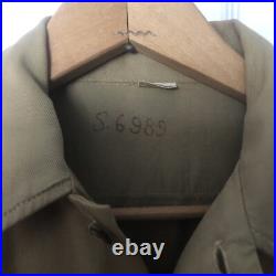 US Army WW II Hat, Wool FieldShirt 14½ 32, Pants W32 L29 & Brown Shirt 15½ 33