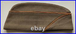 US Army WW2 ETO Wool Field Jacket 1944 with Patches & Pins Men's Size 38S with Cap