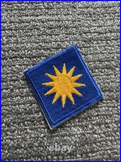 US Army WWII 2nd Div / 6th Army Staff Sgt Ike Jacket Uniform Size 32R & Extra