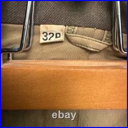 US Army WWII 2nd Div / 6th Army Staff Sgt Ike Jacket Uniform Size 32R & Extra