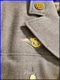US Army WWII 4 Pocket Wool Jacket Trousers Belt & Cadet Burma USAAF CBI Uniform