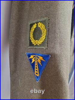 US Army WWII 4 Pocket Wool Jacket Trousers Belt & Cadet Burma USAAF CBI Uniform
