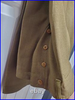 US Army WWII 4 Pocket Wool Jacket Trousers Belt & Cadet Burma USAAF CBI Uniform