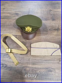 US Army WWII 4 Pocket Wool Jacket Trousers Belt & Cadet Burma USAAF CBI Uniform