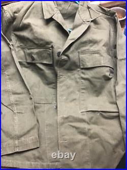 US Army WWII HBT Cotton 13 Star Button Utility Shirt 91