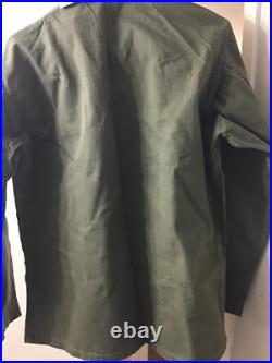 US Army WWII HBT Cotton 13 Star Button Utility Shirt 91