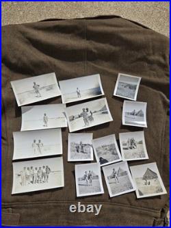 US Army WWII NAMED Uniform And PHOTO Grouping Ike Jacket Pacific Engineer