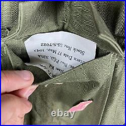 US Army Wwii Female WAC Hbt Jacket Deadstock With Cutter Tags