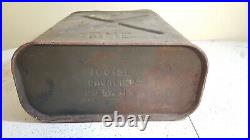 US Military 1945 WWII Cavalier Jerry Can QMC USA Army Drab Green MARKED Gas Can