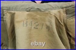 US WW2 Army Airborne Command M43 Field Combat Jacket Laundry Mark 34R Cool! J333