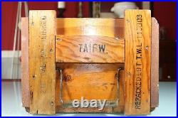 US WW2 Army Ordnance Marked Wooden Ammo Ammunition Crate 210 Linked. 50 Cal