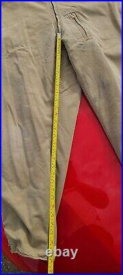 US WW2 Army Tanker Bibs Sz L 1944 Worn Rare WWII Pants Trousers Overalls 40s USN