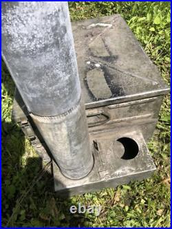 US WWII Army Chrysler Airtemp 1944 Cook Stove pipe Set / CHIMNEY Orig WW2 USMC