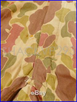 US WWII Army / USMC M1942'Frogskin' HBT Coverall One Piece Camouflage 36R