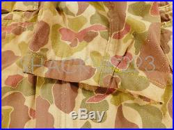 US WWII Army / USMC M1942'Frogskin' HBT Coverall One Piece Camouflage 36R