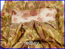 US WWII Army / USMC M1942'Frogskin' HBT Coverall One Piece Camouflage 36R