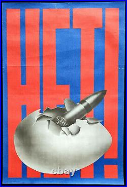 Us Army Ballistic Nuclear Missile Pershing II Weapon System 1980 Soviet Poster