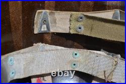 Us Army Ww2 M-1 Combat Helmet Early Westinghouse Liner Silver Rayon Webbing