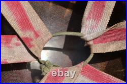 Us Army Ww2 M-1 Combat Helmet Early Westinghouse Liner Silver Rayon Webbing