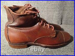 Us Army Wwii Or Pre War Officer's Service Shoes Original Period 8 1/2