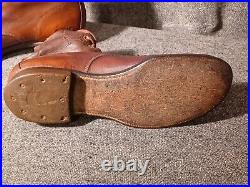 Us Army Wwii Or Pre War Officer's Service Shoes Original Period 8 1/2