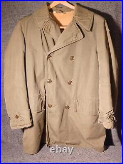 Us Army Wwii Original 3rd Pattern Mackinaw Jacket Size 38 R