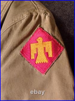 Us Army Wwii Original 3rd Pattern Mackinaw Jacket Size 38 R
