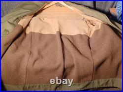 Us Army Wwii Original 3rd Pattern Mackinaw Jacket Size 38 R