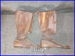 Us Army Wwii Pre-war M-1940 Cap Toe Cavalry Boots Size 8.5 Original