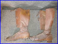 Us Army Wwii Pre-war M-1940 Cap Toe Cavalry Boots Size 8.5 Original