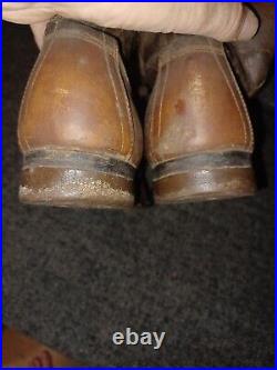 Us Army Wwii Pre-war M-1940 Cap Toe Cavalry Boots Size 8.5 Original