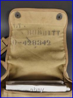 Us Card Holder M1938 Identified Wwii M38 Map Case Named Original Ww2 (us Army)