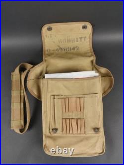 Us Card Holder M1938 Identified Wwii M38 Map Case Named Original Ww2 (us Army)