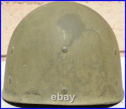 Us Ww 2 Army M-1 Helmet Firestone Liner Named And Painted Captain Insignia