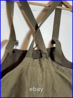 Us Ww2 Army Tanker Bibs Sz L 1944 Worn Rare Wwii Pants Trousers Overalls 40s Usn Us Ww2 Army Tanker Bibs Sz L 1944 Worn Rare Wwii Pants Trousers Overalls 40s Usn