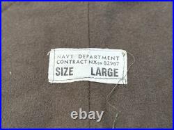 Us Ww2 Army Tanker Bibs Sz L 1944 Worn Rare Wwii Pants Trousers Overalls 40s Usn