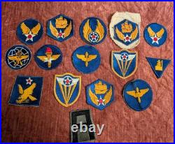 Us Wwii Army Air Force Original War Time Embroidered Set Of 30 Patches Us Wwii Army Air Force Original War Time Embroidered Set Of 30 Patches