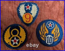 Us Wwii Army Air Force Original War Time Embroidered Set Of 30 Patches Us Wwii Army Air Force Original War Time Embroidered Set Of 30 Patches
