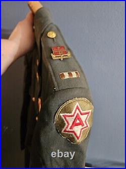 VERY RARE WWII U. S. Army Full Dress Uniform, warrant officer Sixth Army 1953ish