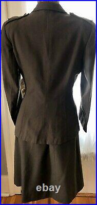 VINTAGE 1943 WW2 ARMY NURSE UNIFORM JACKET & SKIRT With