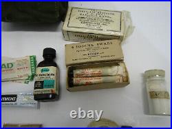 VINTAGE 1945 100% Original & Complete U S Army WW2 M-2 Jungle First Aid Kit